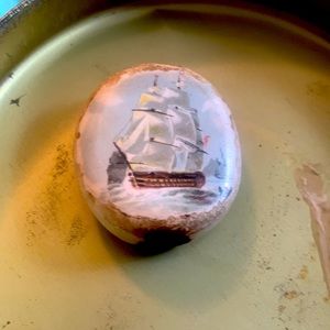 ESTATE SELL VINTAGE ROCK PORCELAIN COVERED PIPE